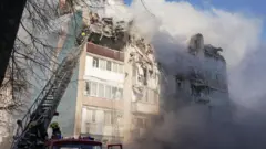 ruski napad na ternopolj, pogođena zgrada u ternopolju