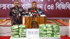 বাংলাদেশের ইতিহাসের সবচেয়ে বড় ক্রিস্টাল মেথের চালান জব্দ করেছে বিজিবি।