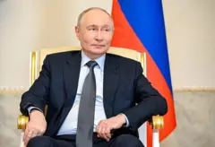 Vladimir Putin en San Petersburgo