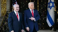 Trump y Netanyahu el pasado diciembre en Mar-a-Lago.