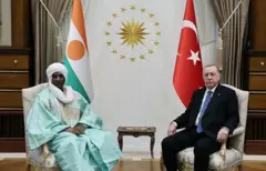  Le Premier ministre nigérien Ali Mahamane Zeine et le président turc Recep Tayyip Erdogan