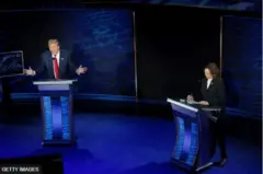 Donald Trump ati Kamala Harris