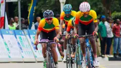 የኢትዮጵያ ብሔራዊ ቡድን በቱር ደ ሩዋንዳ ውድድር ሲሳተፍ 
