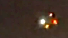 Беспилотник в небе над Нью-Йорком 