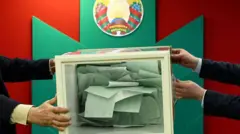 Урна на выборах президента Беларуси