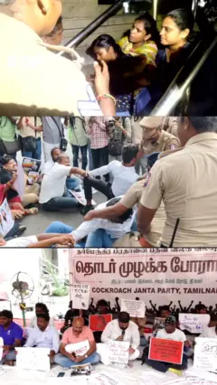 தமிழ்நாட்டிலும் சிஜேபி ஆதரவாளர்கள் போராட்டம்