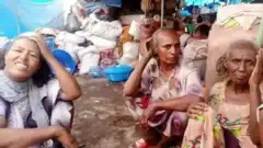 በማቆያው ውስጥ የሚገኙ ሴት አዛውንቶች 