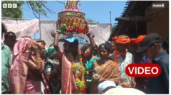 అంబాలా గ్రామంలో పెళ్లి ఊరేగింపు