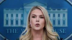 হোয়াইট হাউজের প্রেস সেক্রেটারি ক্যারোলিন লেভিট