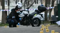 Полицейская на месте происшествия 