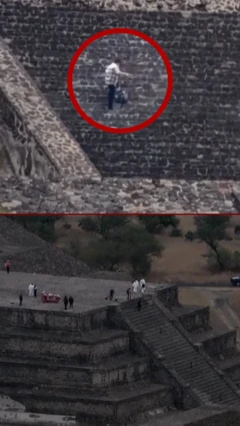 मेक्सिकोको पिरामिडमा पर्यटकमाथि गोली प्रहार।