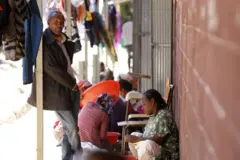 ደብረ-ብርሀን ተጠልለው የሚገኙ ተፈናቃዮች 