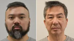 卫志梁与袁松彪的合成图。
