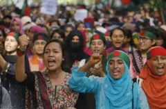 সরকারি চাকরিতে কোটা সংস্কারের দাবিতে বাংলাদেশে আন্দোলন করেছে শিক্ষার্থীরা