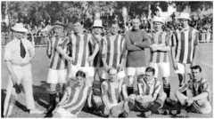 O time titular do Exeter City que jogou as partidas no Rio de Janeiro