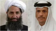 د قطر لومړی وزير او د طالبانو مشر