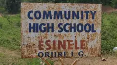 Obodo Esinele dị n'Oyo Steeti ebe a tọọrọ ụmụakwụkwọ