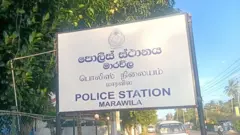 Marawila Police station Name board