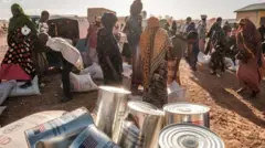 Namoota gargaarsa nyaataaf hiriiran