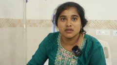 भगदड़ में घायल सृजना का इलाज अस्पताल में चल रहा है