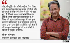 सोनम वांगचुक का बयान