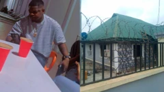 Bolu Bamidele and di house wia dem allegedly burn am