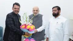 देवेंद्र फडणवीस, अमित शाह आणि एकनाथ शिंदे