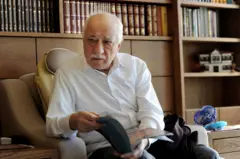 الداعية الإسلامي فتح الله غولن في مقر إقامته في سايلورسبورج، بنسلفانيا