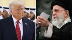خامنه‌ای و ترامپ