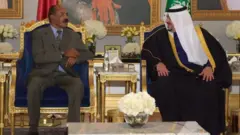 Afwerki oo ku sugan Sacuudiga