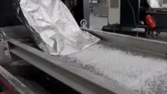 中國的塑膠粒工廠