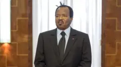 President of Cameroon Paul Biya