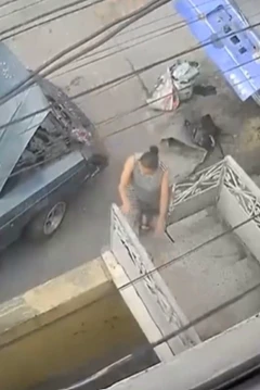 வெனிசுவேலாவில் நிலநடுக்கம் சிசிடிவி காட்சி
