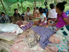ကျောက်ကြီးနဲ့မုန်းဒေသက တိုက်ပွဲတွေကြောင့် စစ်ရှောင်နေရတဲ့ဒေသခံတွေ 