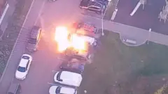 Российские телеграм-каналы публикуют видео взрыва