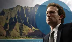 Montagem mostra uma montanha e Zuckerberg