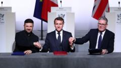 Британия менен Франция тынчтык келишиминен кийин Украинага аскерлерин жиберишет