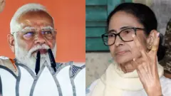 पीएम नरेंद्र मोदी और ममता बनर्जी