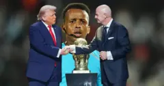 Madaweynaha Maraykanka Donald Trump, Madaxa FIFA Gianni Infantino iyo Garsoore Cartan