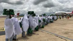 Aworan awọn arinrinajo Hajj