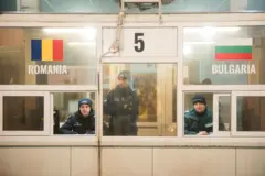 ایستگاه بررسی مدارک در مرز بلغارستان و رومانی