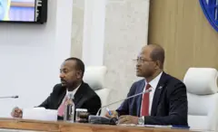 ጠቅላይ ሚኒስትር ዐቢይ አሕመድ እና የተወካዮች ምክር ቤት አፈ ጉባኤ አቶ ታገሰ ጫፎ