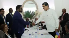 Ирфаан Али и  Николас Мадуро
