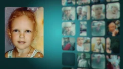 Девочка около пяти лет смотрит в камеру.