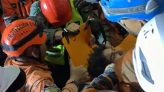 Rescate del joven