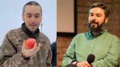 Військовий Максим Колесніков одразу після полону та через два роки