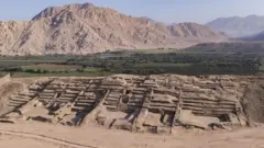 Restos de la antigua ciudad de Peñico en la provincia peruana de Penico. 
