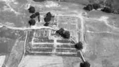 Caerhun or Canovium Roman fort, Conwy; a rebalanced image revealing new details of buried Roman buildings (17 July 2026).