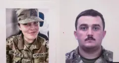 دو سرباز گارد ملی آمریکا که در واشنگتن هدف قرار گرفتند. یکی از آنها به نام سارا بکستروم - ۲۰ ساله - کمی بعد از این حمله جان باخت