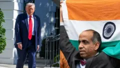 अमेरिकेचे राष्ट्राध्यक्ष डोनाल्ड ट्रम्प, भारतीय व्यक्ती 